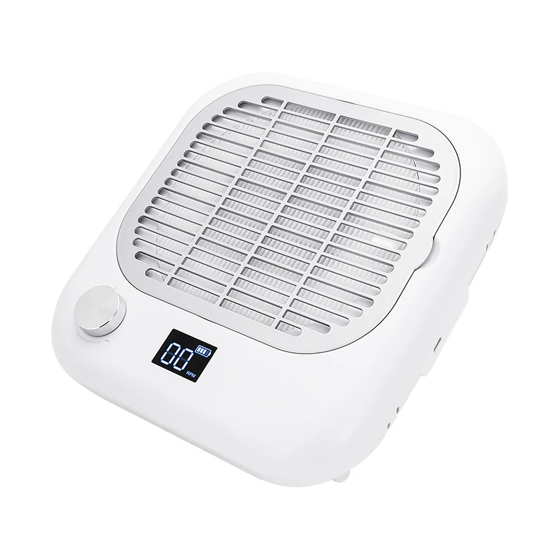 

Nail Dust Collector with Replacement Filter, Adjustable Powerful Vacuum Fan Vent Dust Collector for Acrylic Gel Nail Polishing