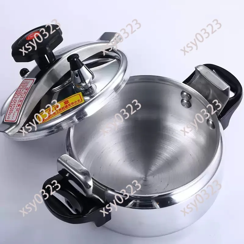 2L Stainless Steel Commercial Pressure Cooker Induction Cooktop Compatible Fast Soup Cooking Pot