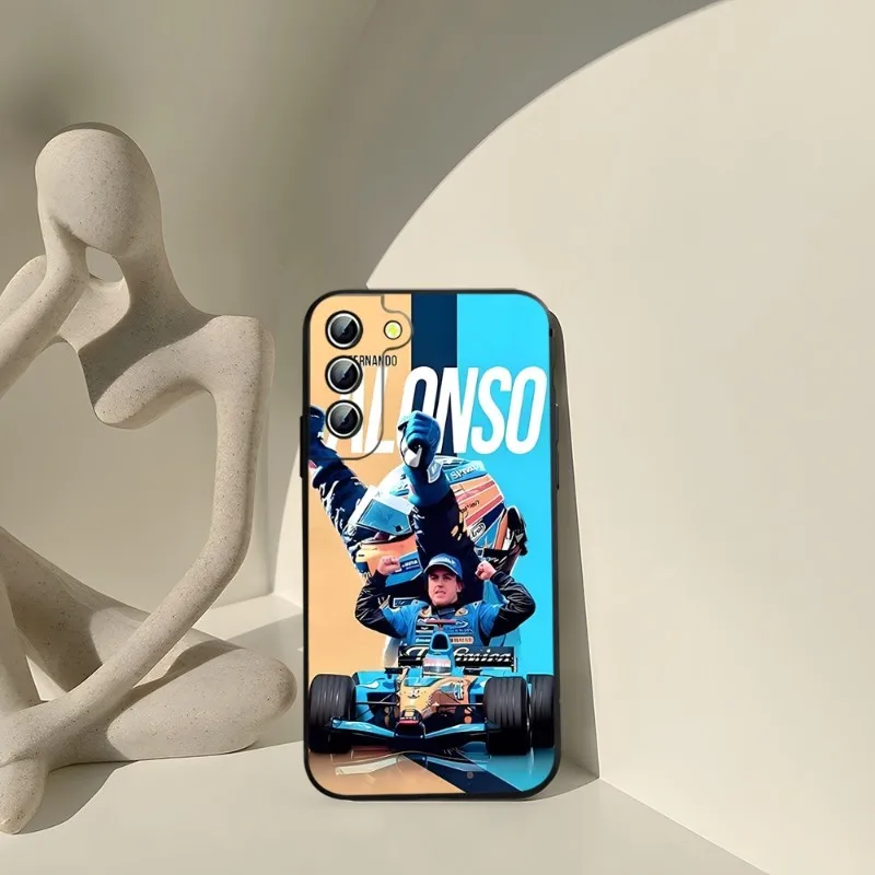 Custodia per telefono F1 Racing Fernando Alonso 14 per Samsung A14 A52 A53 A54 A13 A12 A50 A33 A22 A31 A34 A03S A32 A21 A81 A73 Coque