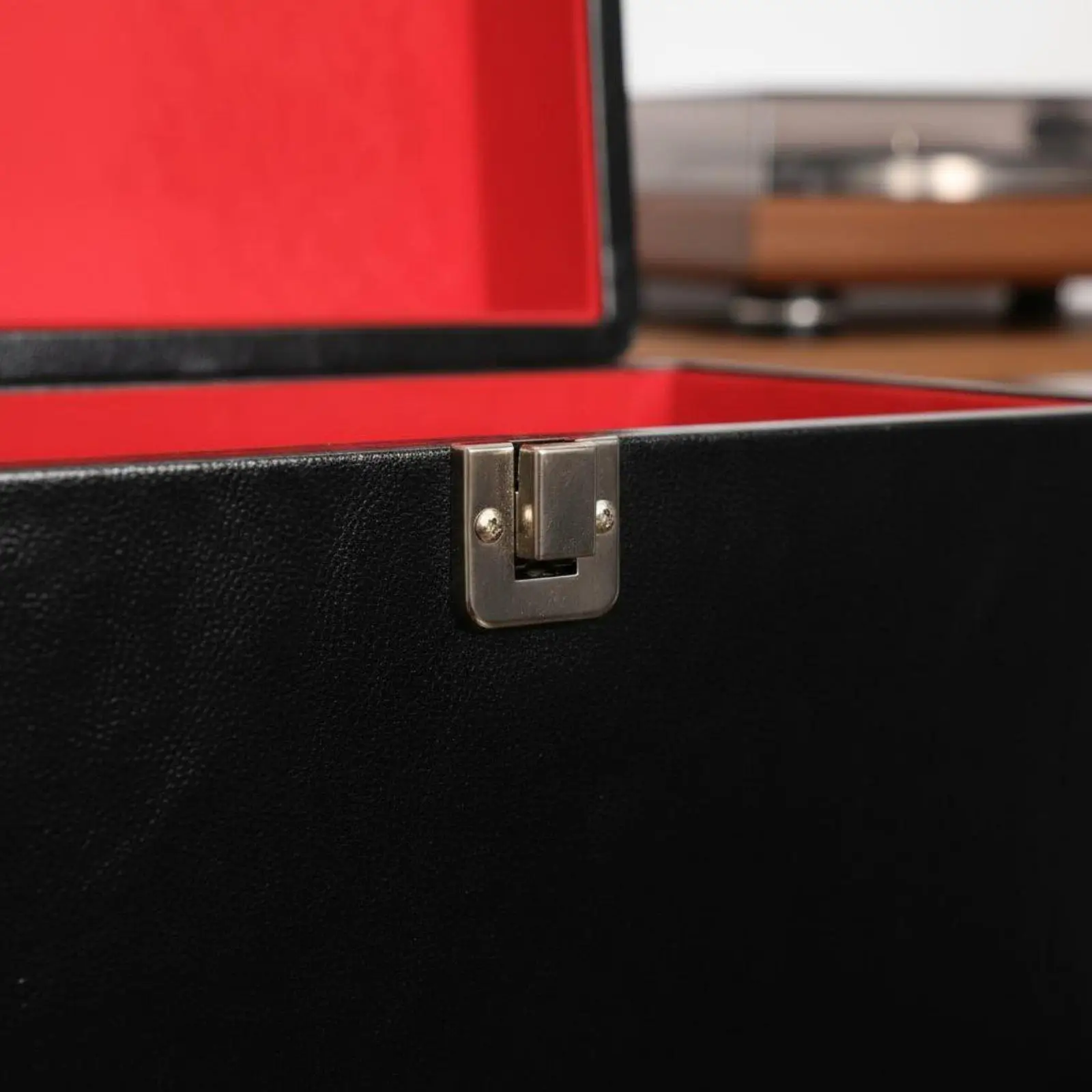 Boîte de rangement pour disques vinyles de 12 pouces, grande capacité, design portable, étui de transport pour albums LP, pour DJ, voyages