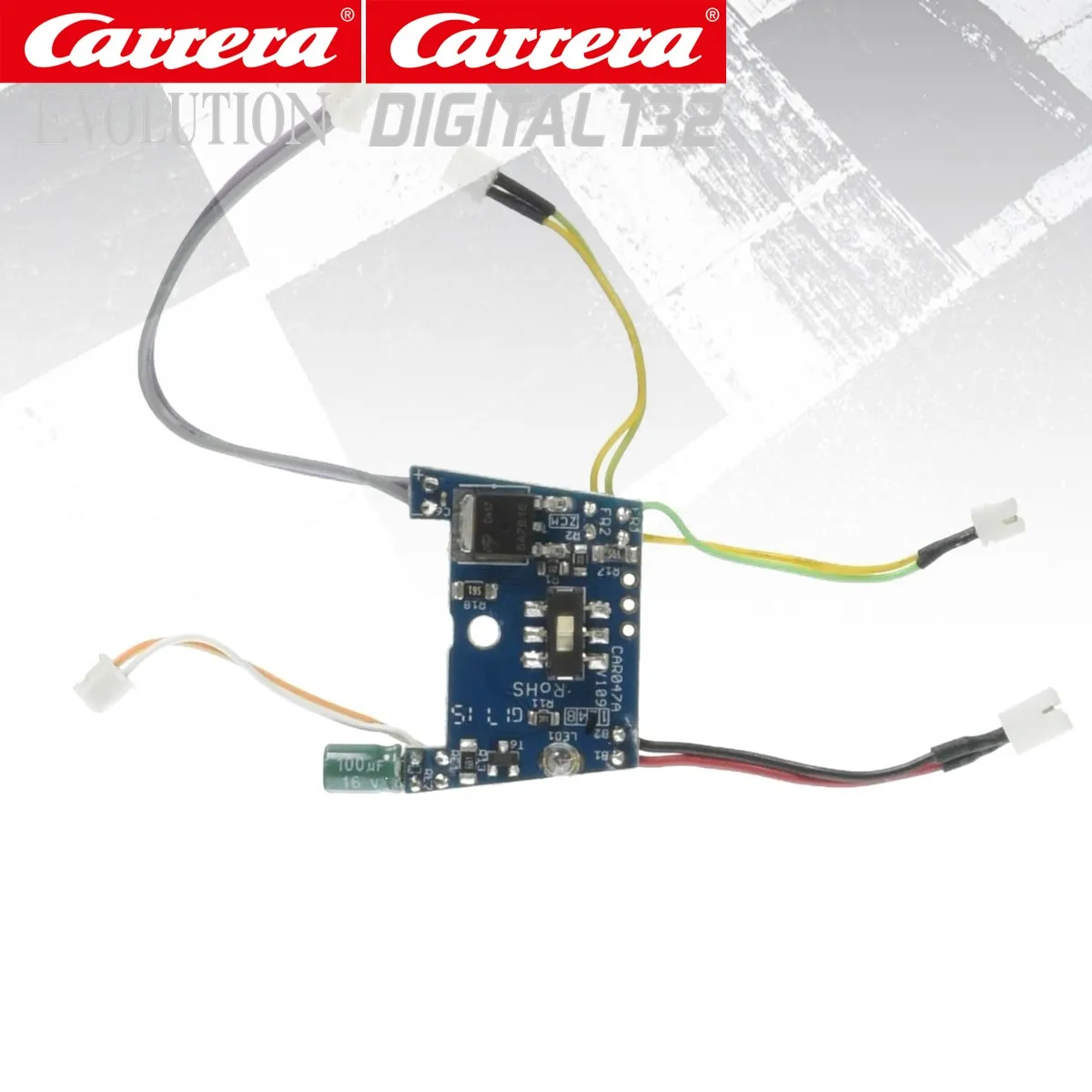 Carrera Slot Car Decoder D132 with Flashing Light