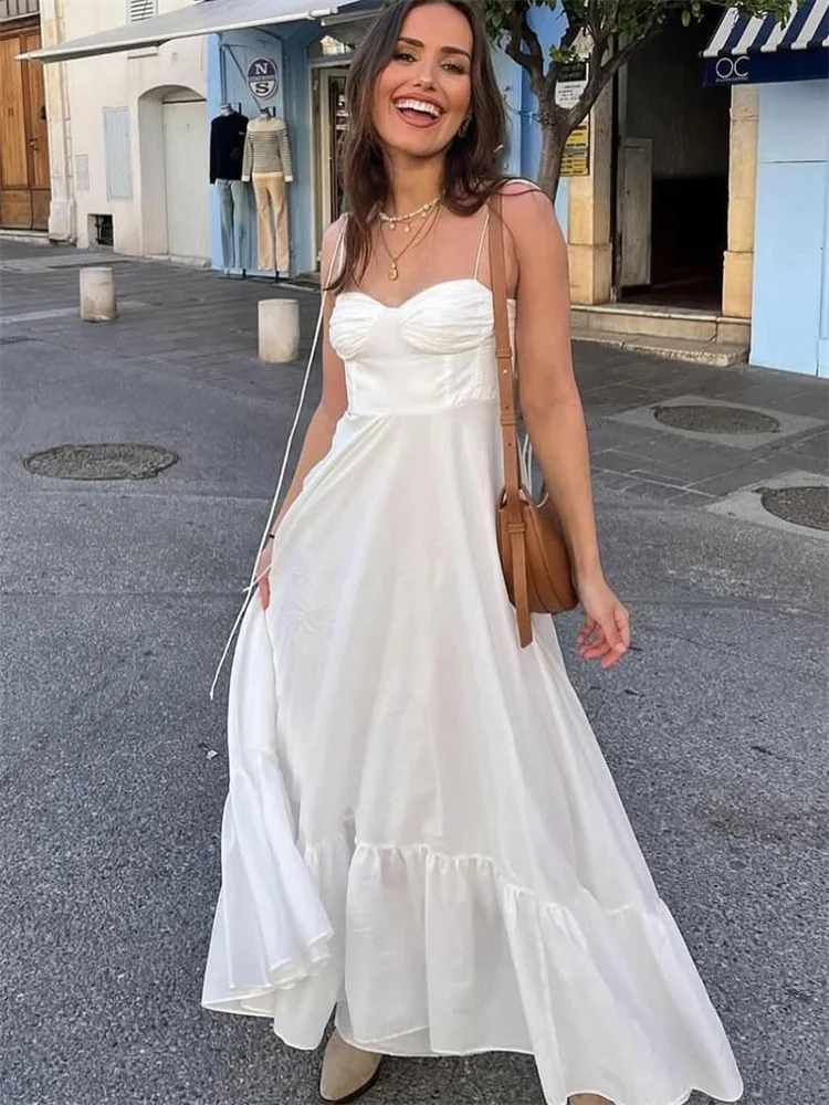 cotton dress women Rihoas Button Front Sleeveless Pleated Mini Boat Neck Sundress for Summer Office Wear, Casual, White / M You can do so tank Size:3Y-4Y Lululemon Ribbed Long-Sleeve Dress