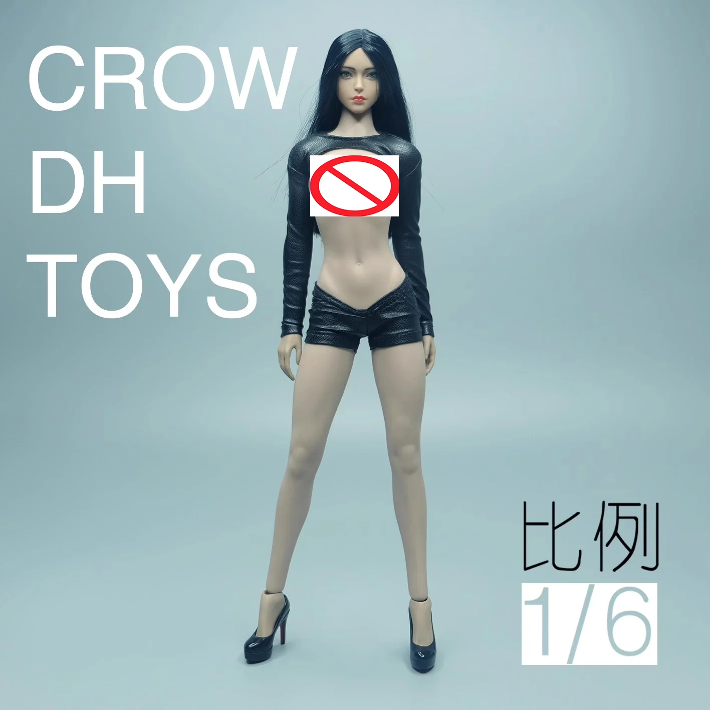 

CROW DH TOYS 1/6 Soldier Clothing Accessories Trendy Shorts Leather Top Pants Model For 12'' Action Figure Body In Stock