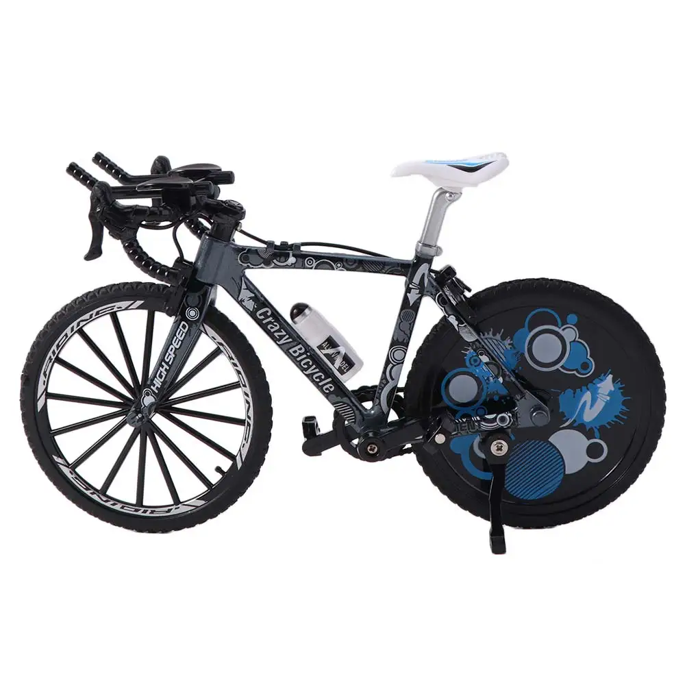 Children Adult 1:8 Scale Bicycle Model TT Racing Road Mountain Finger Mini Bike Diecast Alloy Metal Simulation Bike