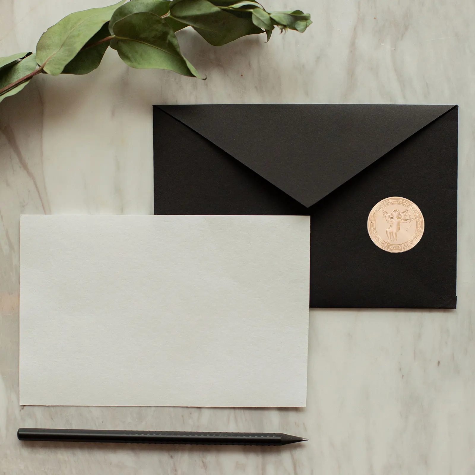 

DIY Wax Envelope Seal Stamp Head Brass Easy to Use Clean Style for Wedding Party Invitations Greeting