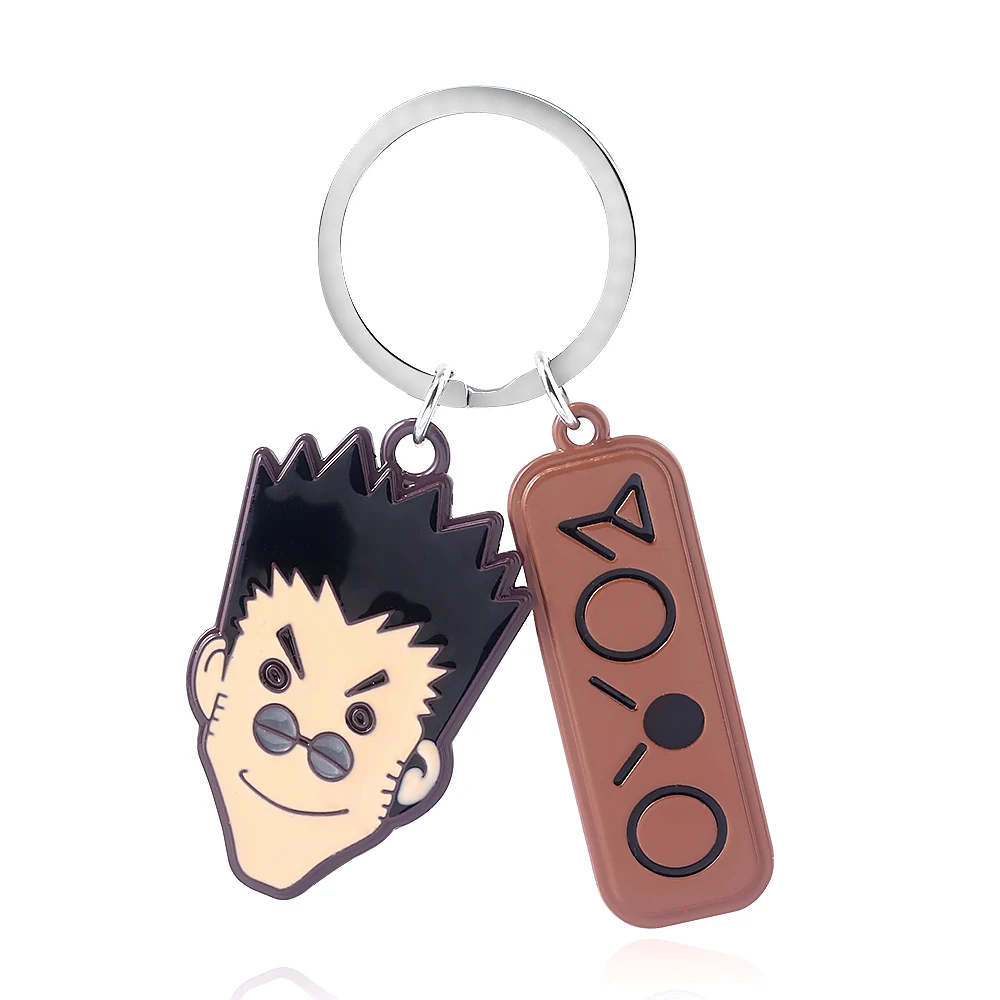 Anime Hunter Metal Charm Keychain, GON & Killua Figures