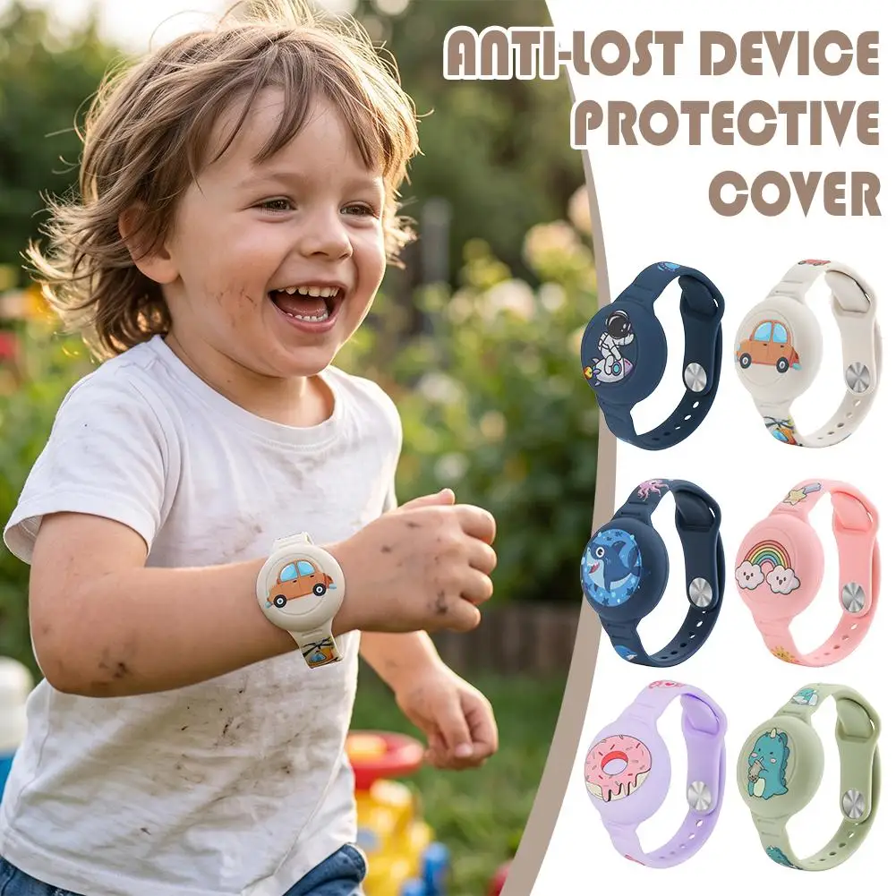 Bracelet pour AirTag pour enfants, collier confortable et sécurisé pour AirTags, bracelet pour enfants, collier pour AirTag pour enfants et adultes, bracelet de montre