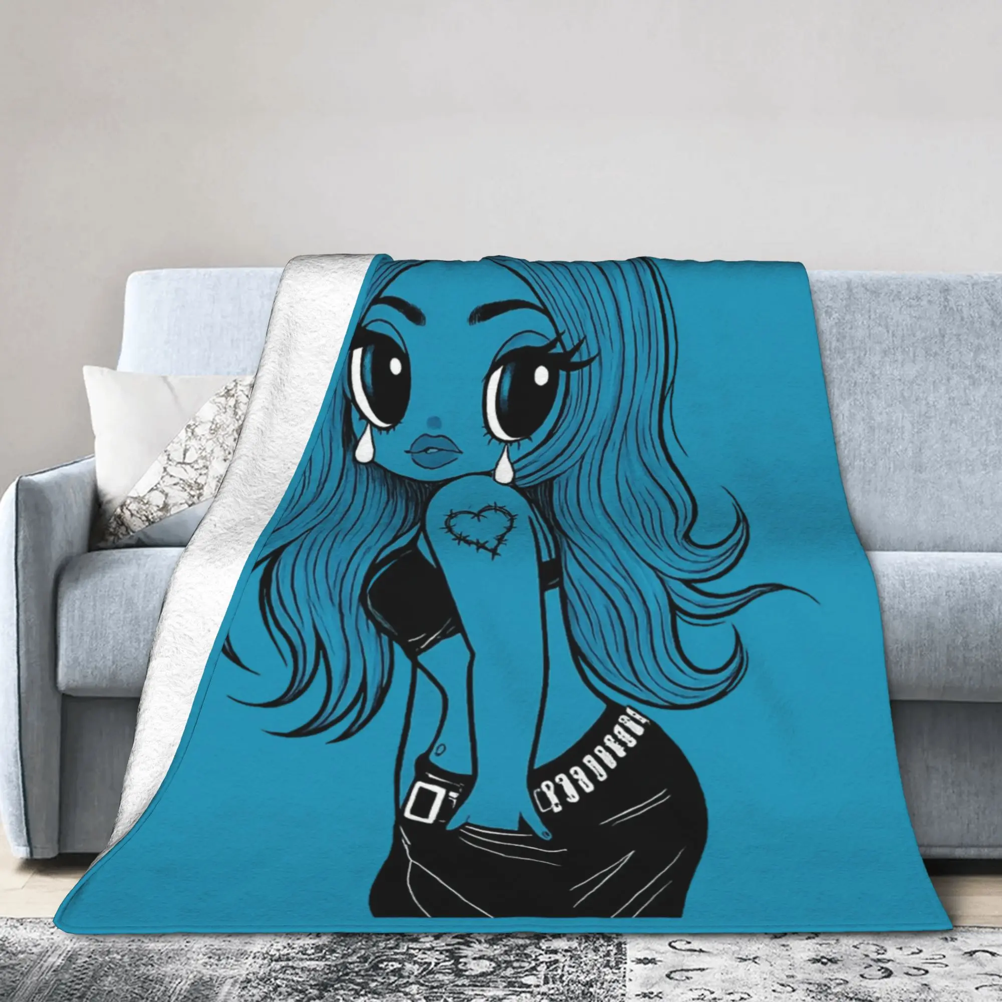 K-Karoled G NMADST New Album Blanket Soft Fleece Relax Gift  Throw Blankets Plush Thin Quilt