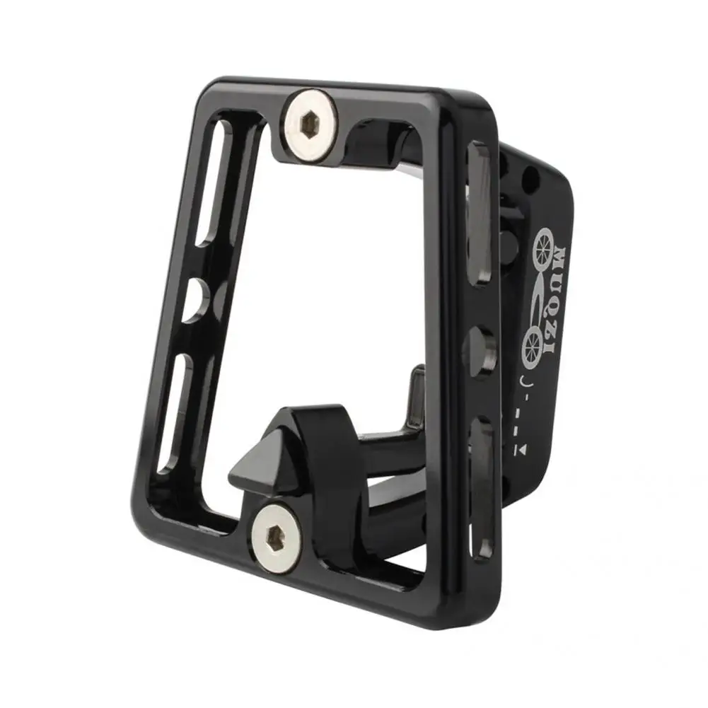 AliExpress Bike Front Bag Holder Adapter Bike Front Mouting Bracket Durable Bag Carrier Block Mount Adapter For Brompton Folding Bicycle