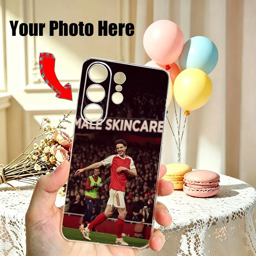 Declan R-Rice Football Hot Selling Phone Case Transparent Silicone Soft For Samsung S25,S24,S21,S22,S23,S30,Ultra,S20,Plus,Fe