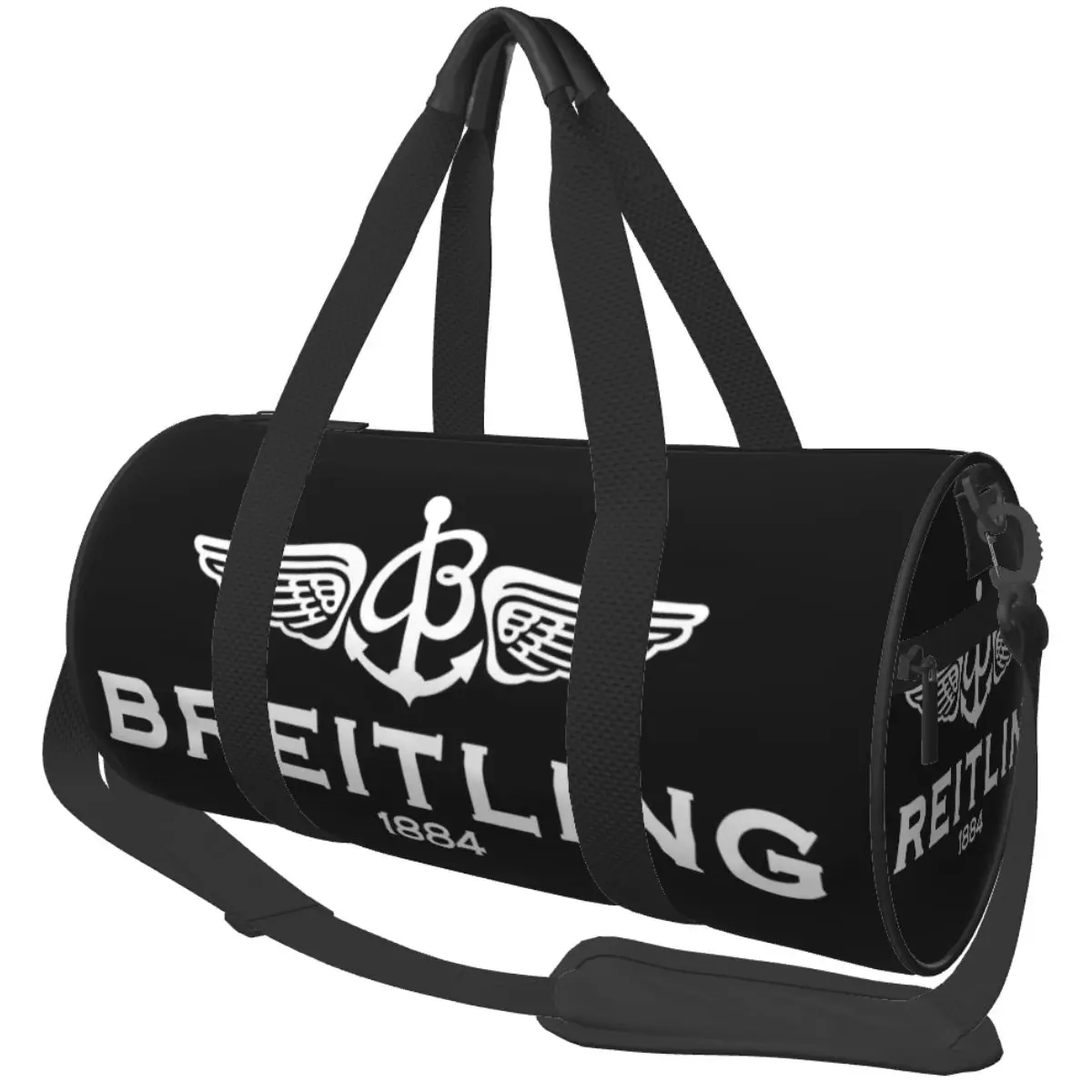 Breitling-logo Sports Gym Bag with Pocket Waterproof Weekender Duffel Bags for Women Men Fitness Sports Travel Backpack