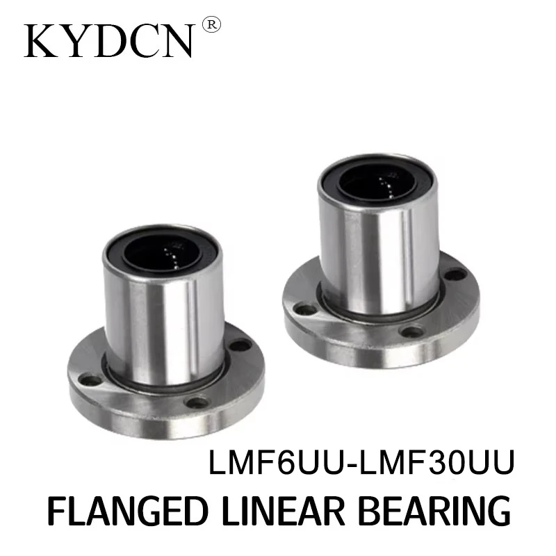 

LMF6UU LMF8UU LMF10UU LMF12UU LMF13UU LMF16UU LMF20UU LMF25UU LMF30UU Round Flange Coupling Linear Motion Bearing Rod