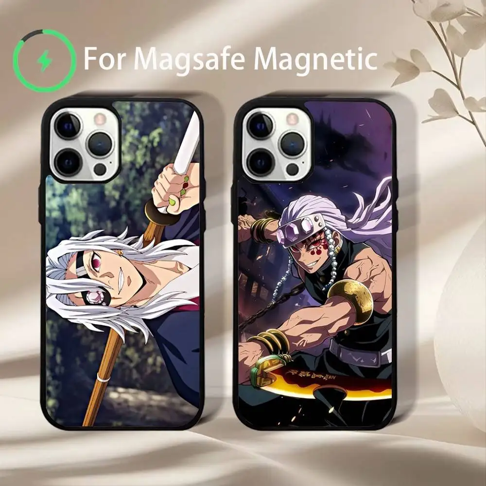

Anime T-Tengen Uzui Phone Case For iPhone 17,16,15,14,13,12,11,Pro,Max,Plus,Mini,SE4,E Magnetic Magsafe Wireless Charging