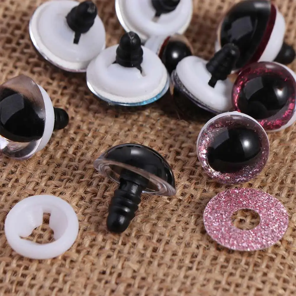 봉제인형 안전 눈, 아미구루미 크리스탈 고양이 눈, 코바늘 뜨개질용 반짝이는 12mm 아미구루미 안전 눈