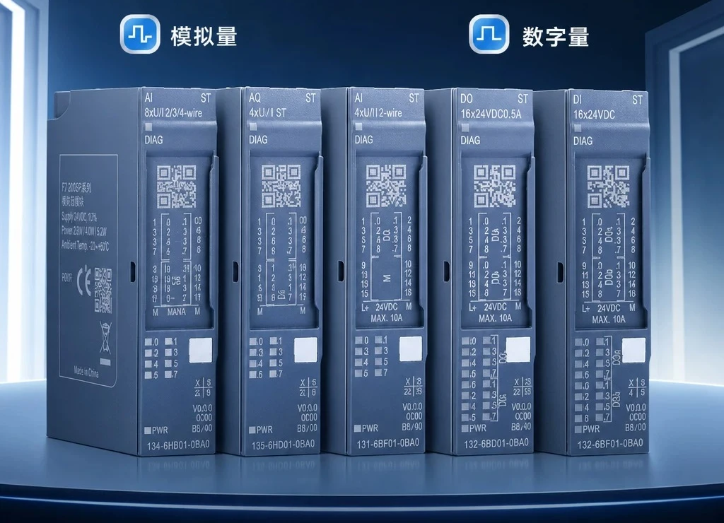 For PLC compatible with the original ET200SP interface module IM155 expansion analog digital 131/134 (1pcs)
