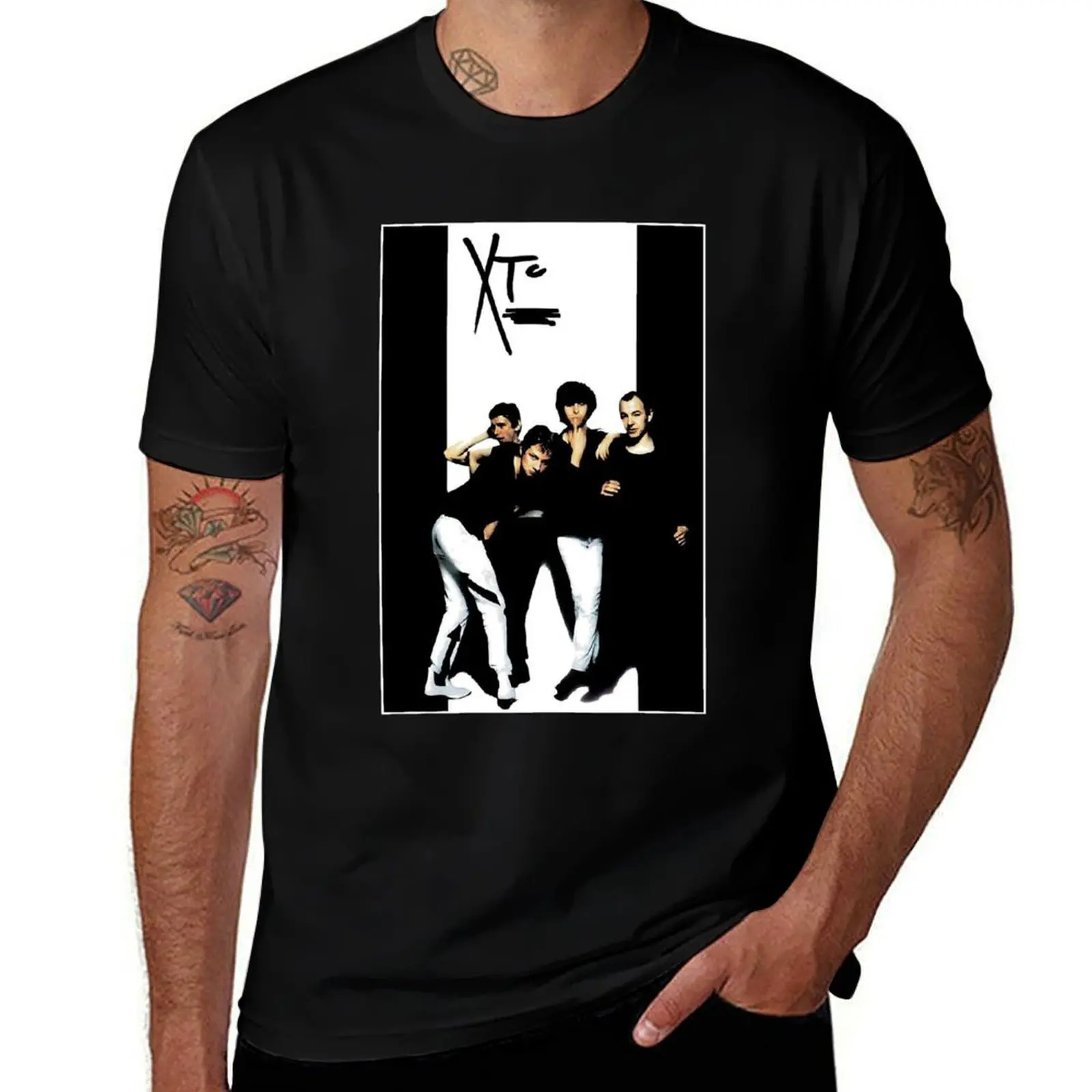 Refuse Play Conventional Punk Rock Influence Ska Pop Xtc Vintage T-Shirt High Elasticity Sports Tee Shirt T-Shirt