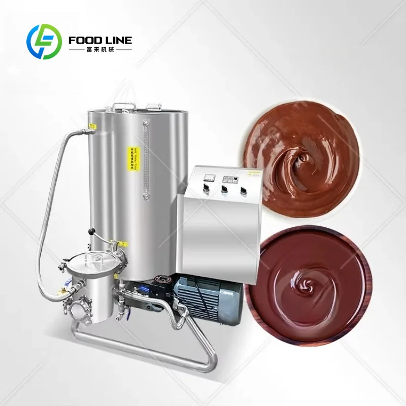 Triple Chocolate Ball Mill Custom Small Cylinder Refiner Machine For Fine Chocolate Spread Processing For Sale