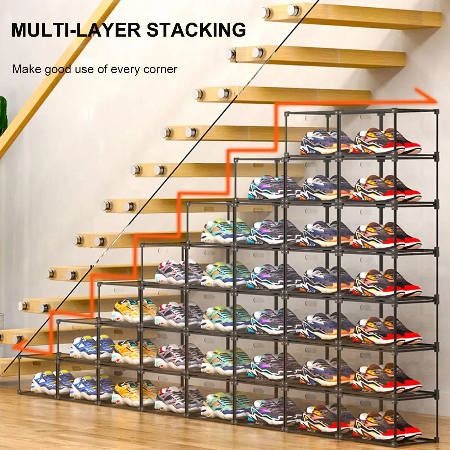 Magnetic Side Open Transparent Plastic Storage Shoe Clear Shoe Display Case Sneaker Shoe Storage Box Display