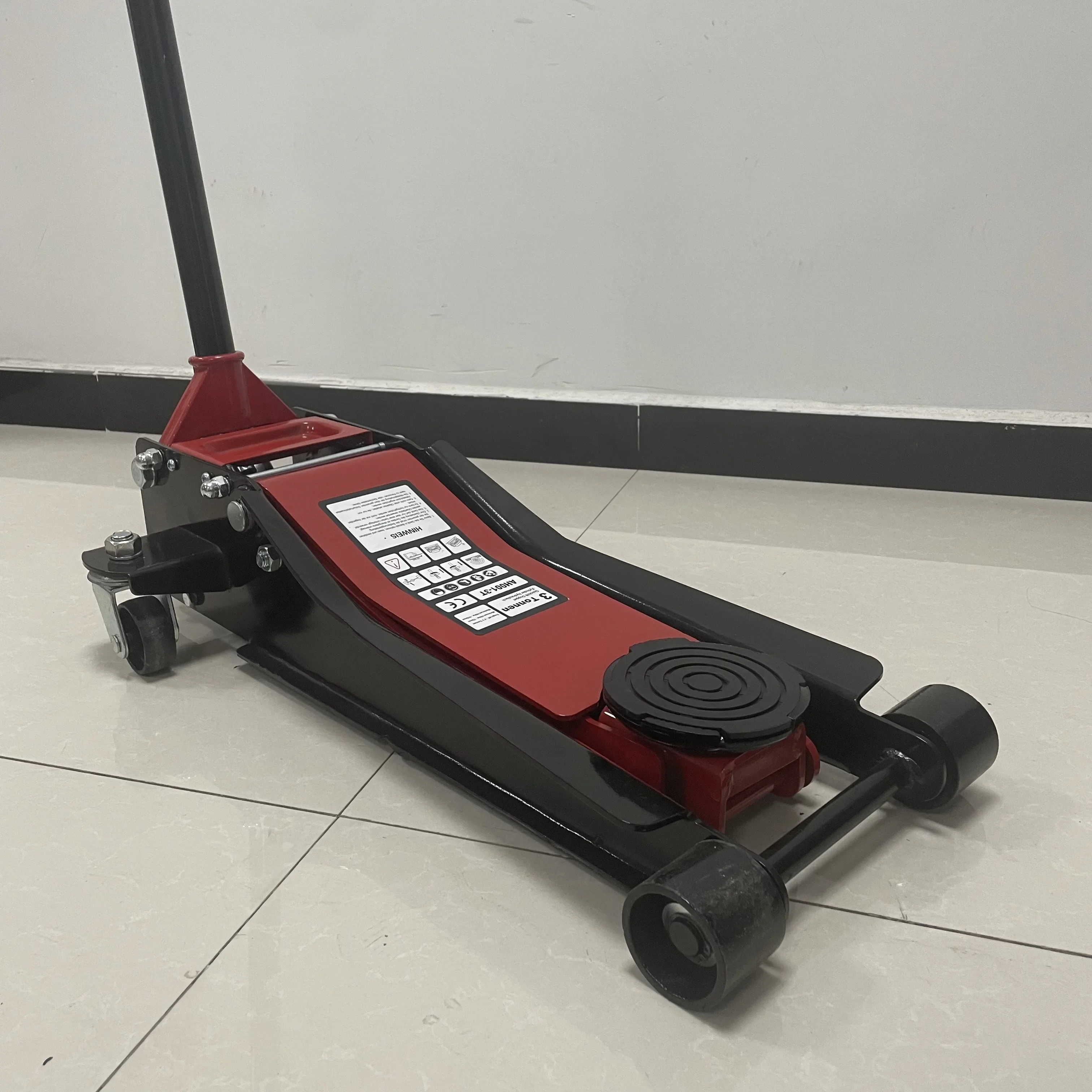 3 Ton Big Red Low Profile Car Floor Jack Hydraulic Floor Jack with Quick Lift Pump