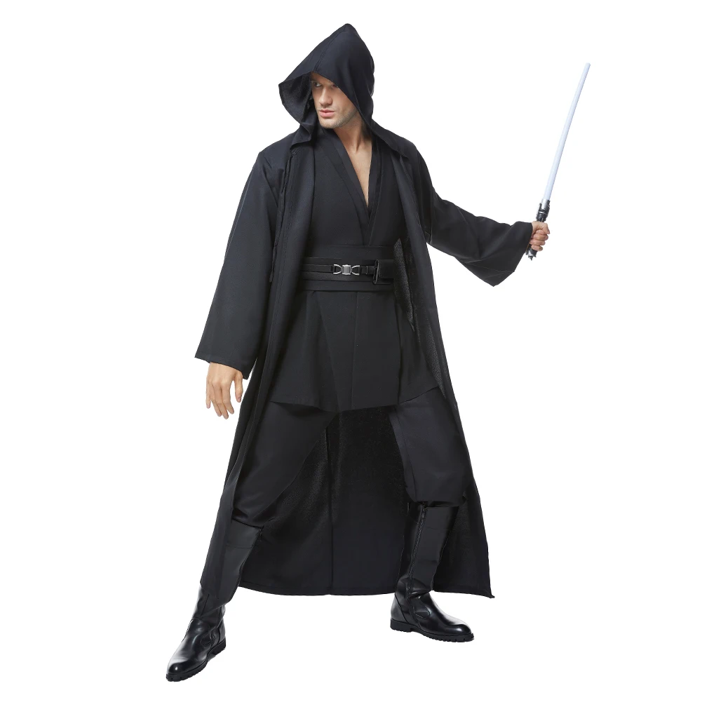 Jedi Cosplay Everak Knight FantrenforCostume pour hommes, uniforme de jeu de rôle, tenues pour adultes, Halloween, carnaval, déguisement