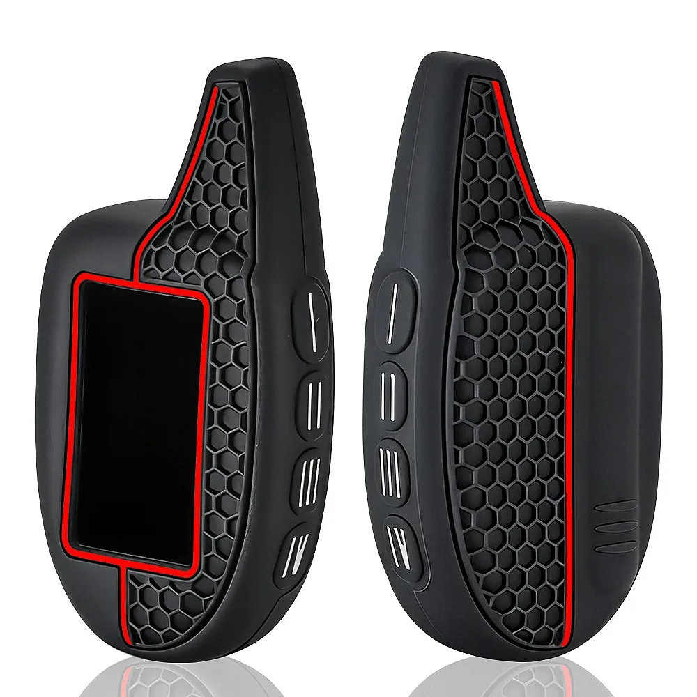 New Fashion M7/M8/M9 Silicone Key Case for Scher-khan Magicar 7/8/9/10/11/12 101 LCD Two Way Car Alarm System LCD Key Cover