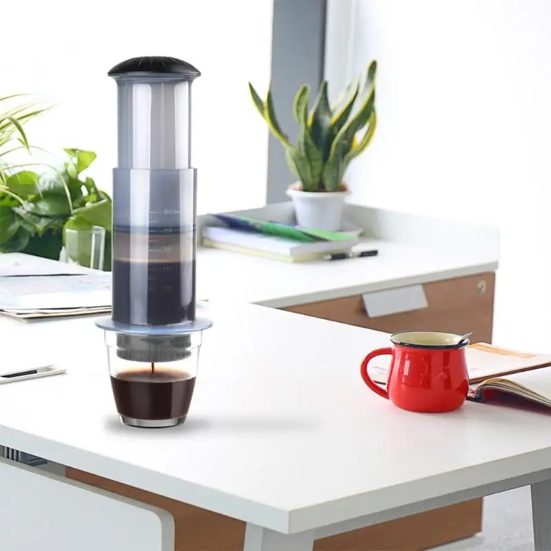

Кофеварка с низкой кислотностью, кофеварка Fast Brewing Espresso Coffee Press Machine для офисного рюкзака B03E