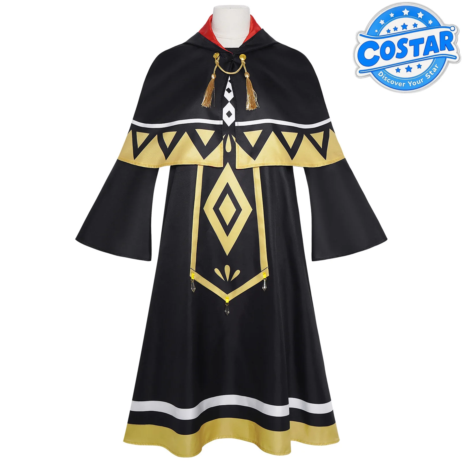 

Аниме, бесшумная ведьма, костюмы для косплея, Monica Avalette, комплект на Хэллоуин, плащ, платье, сценические костюмы по индивидуальному заказу