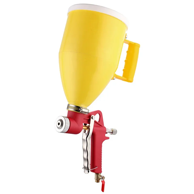 Air Hopper Spray Gun Paint Texture Tool High-capacity Drywall Wall Paint Sprayer Wall Diatom Mud Paint Spraying Pneumatic Tool