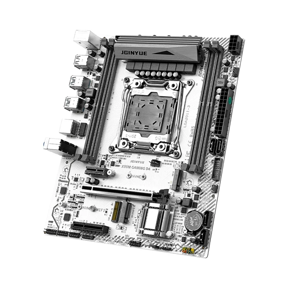 Imagem -03 - Conjunto de Motherboard X99 com Cpu Xeon e5 2680v4 2x16gb Ram Ddr4 Suporte para Memória M.2 Nvme Sata Wifi X99m Gaming d4