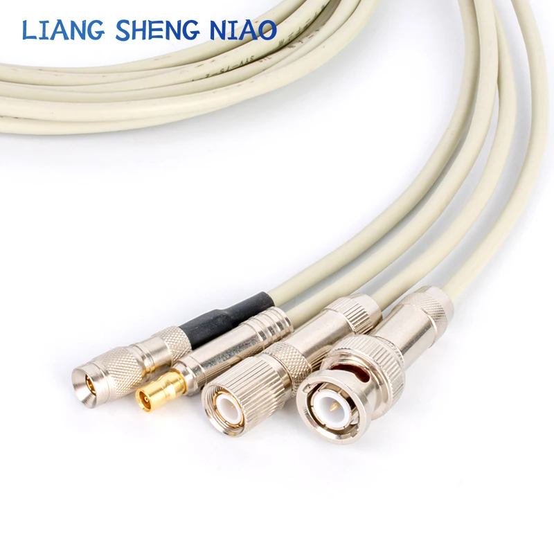 Cabo coaxial produto acabado, BNC L9 CC3 CC4, BNC macho para L9 macho, 2 milhões de linha CC3 para CC4 Rf Line, 75ohm 2 Ohm, 2 Ohm