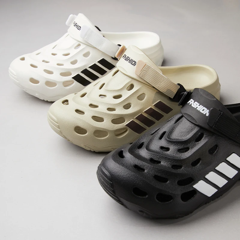 

Men Anti-slip Garden Hole Shoes Male Soft Cozy Summer EVA Sports Sandals Boys House Home Indoor Outdoor Slippers Footwear