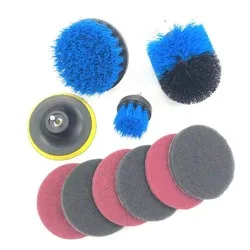 Escova Zhenda Power Scrubber para lavagem automática do carro, Power DrillBrush, 10 Pack