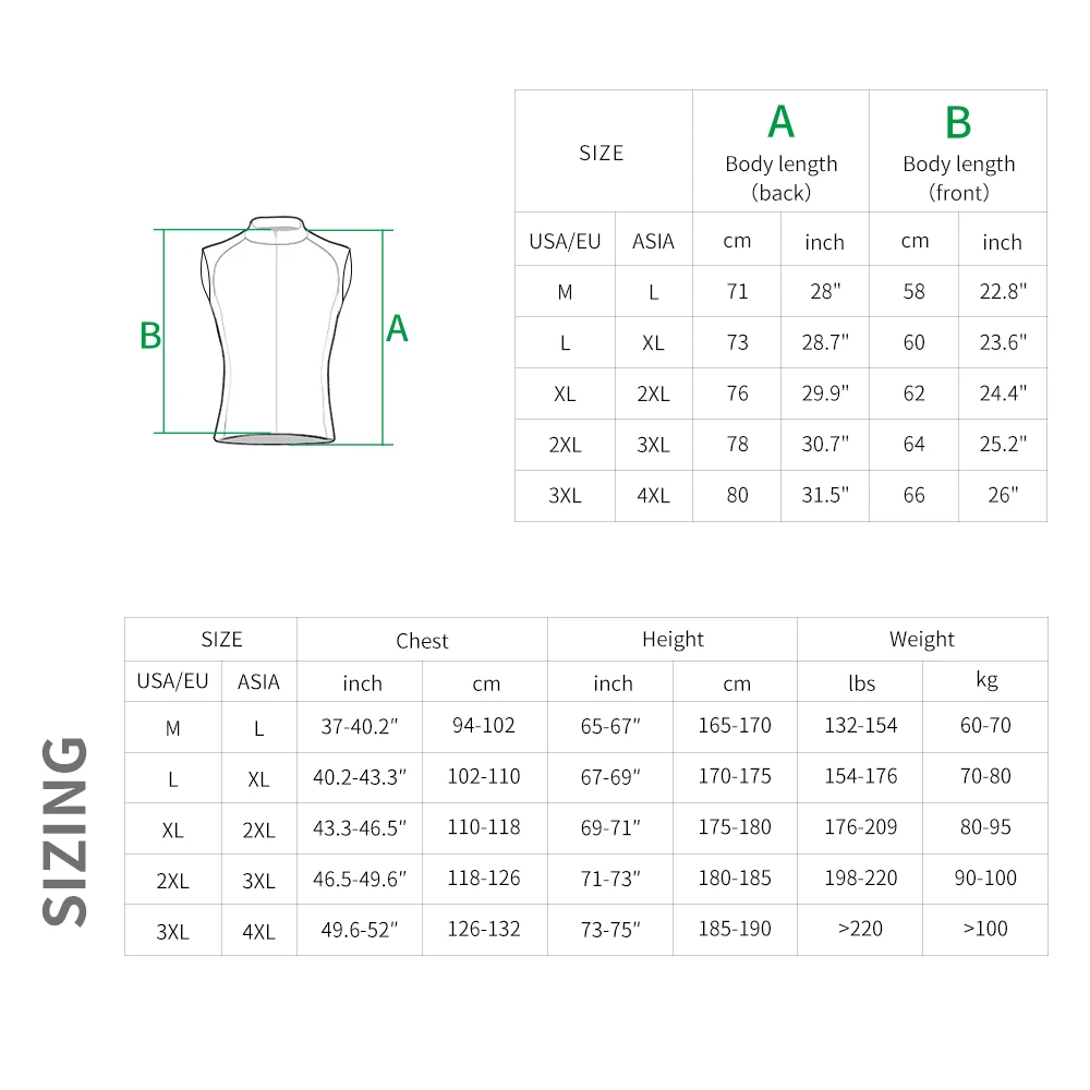 WOSAWE Cycling Vests Reflective Safety Vest Bicycle Sportswear Outdoor Running Breathable Jersey For Men Women Bike Wind Coat