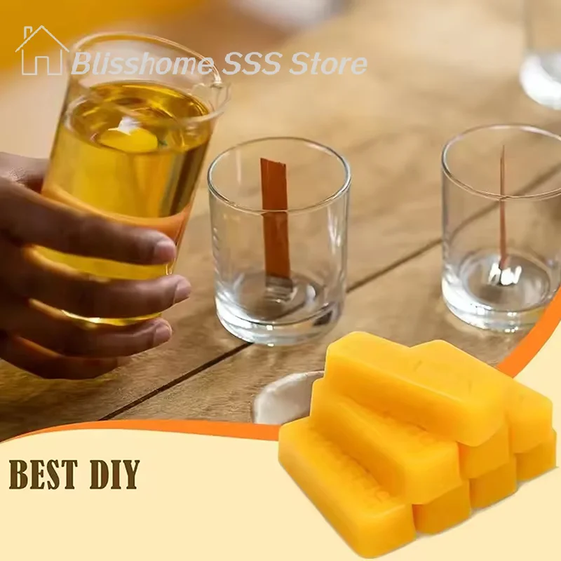 【S】4/8Pcs Pure Beeswax Blocks, - Candle Making With Beeswax ulasan dan harga