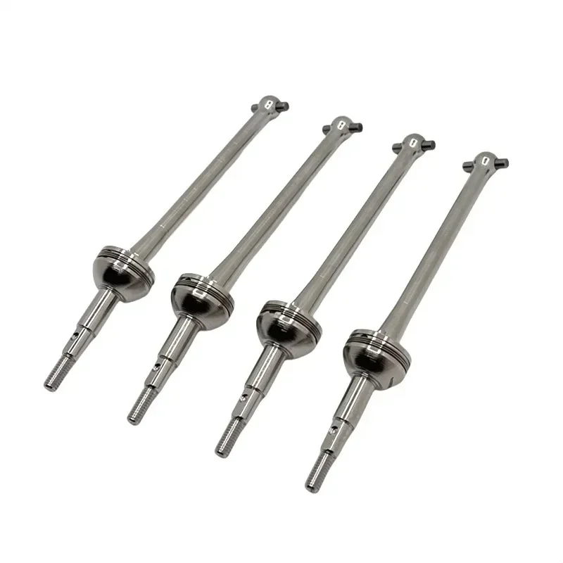 

FOR MJX 10208 V1 4pcs Metal Drive Shaft CVD Driveshaft 1/10 RC Car Upgrade Parts Accessories