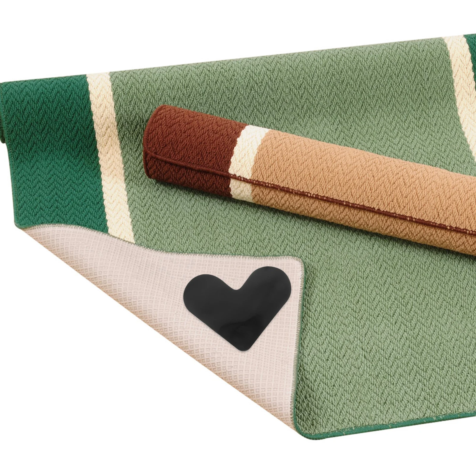 12 قطعة المضادة للانزلاق الشريط قابل للغسل السجاد القابضون للأرضيات الصلبة عدم الانزلاق البساط وسادة منطقة البساط منصات عداء ملصقات