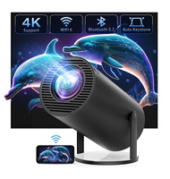 YUNDOO Latest HY300 Full HD Home Theater Mini Video Projecteur Android 12 Wireless Phone Proyector Portable  4K Projector