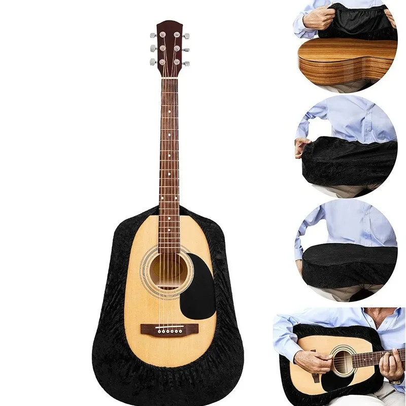 Black Velvet Guitar Cover Dust Cover Show Bag Guitar Case Suitable For All Kinds Of Guitar Acoustics Classical