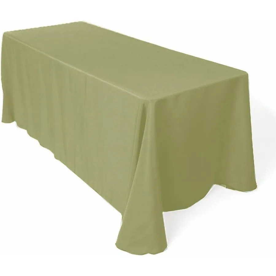 

Скатерть полиэстер прямоугольная бесшовная (один деталь) 90x156 дюймов (шавье)