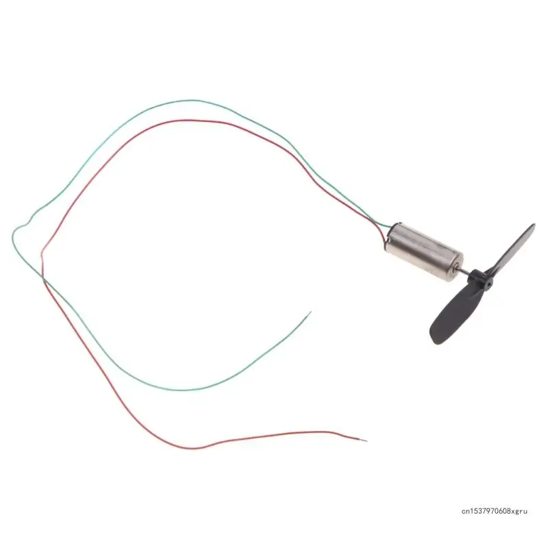 1 Set 3.7V 48000RPM Coreless Motor + Propeller For RC Aircraft Helicopter Toy image 5