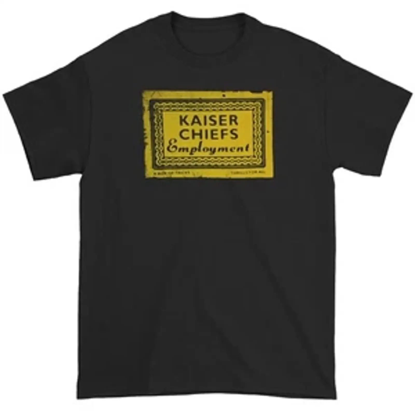 Kaiser Chiefs Men's T Shirt Occupation A Box of Tricks Thrills for Everyone Small vintage Washed streetwear Stretched Slightly