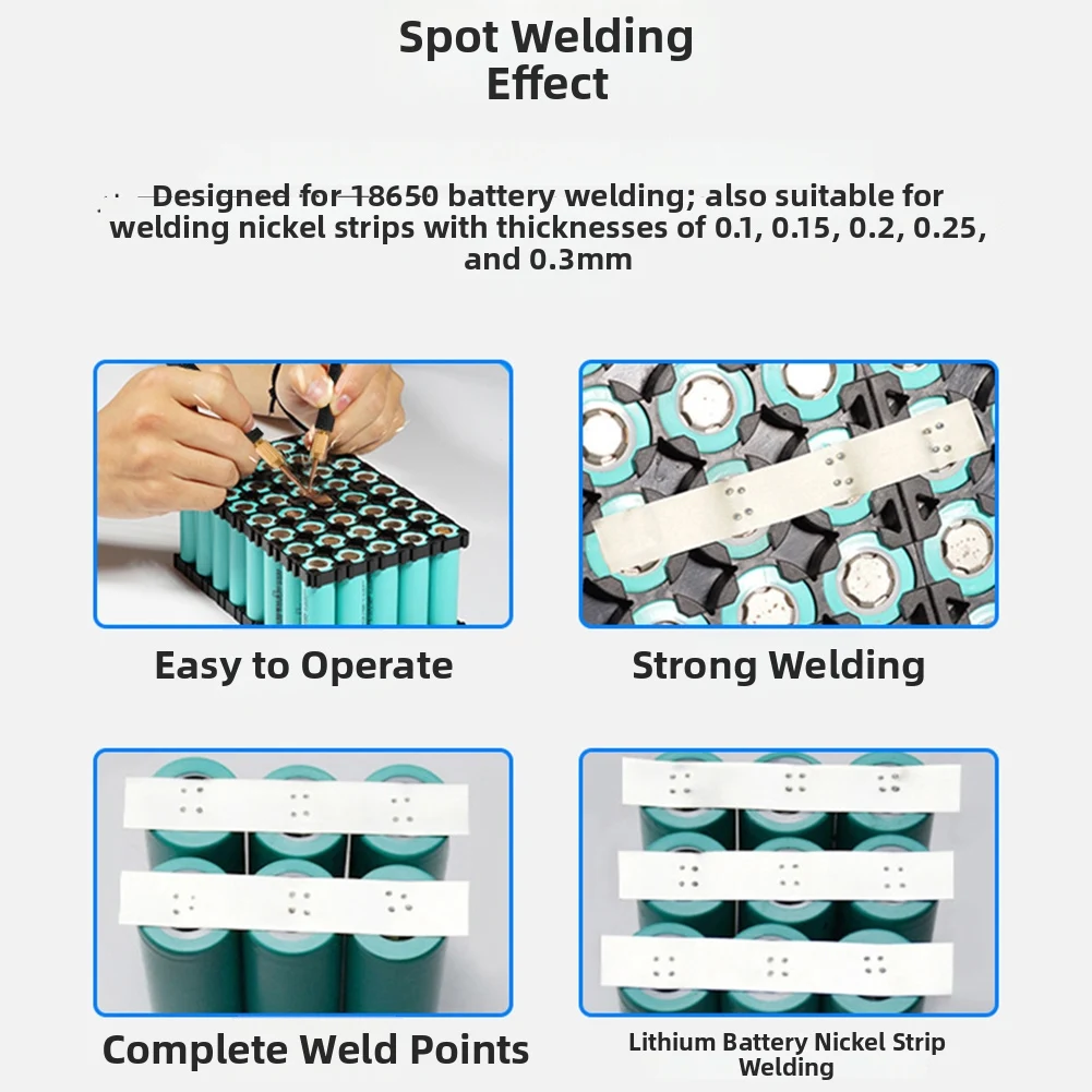 

Сварочный аппарат с двойным импульсом 8000 Вт для точечной сварки низкоискровой никелевой ленты на элементах литиевых аккумуляторов и тонких железных листах