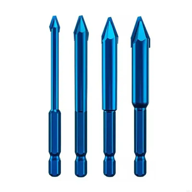 

X9FA Hard Alloy Glass Drill Bit for Complex Corner Drilling Porcelain Glass Eccentric Design Enhances Accuracy Ergonomic Grip