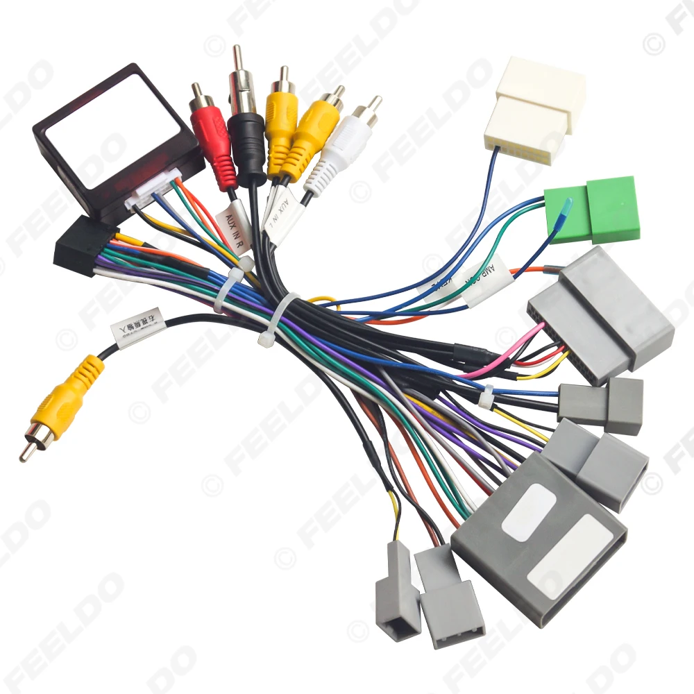 For Mitsubishi Outlander/Pajero  07-08 European/Japan Models16pin Power Cord Wiring Harness Adapter Car Installation Head - view 5