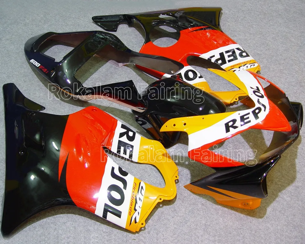 

Обвесы из АБС-пластика для Honda CBR 600 F4i 2001 2002 2003 CBR 600 F 4i 01 02 03, многоцветные обтекатели мотоциклов (литье под давлением)