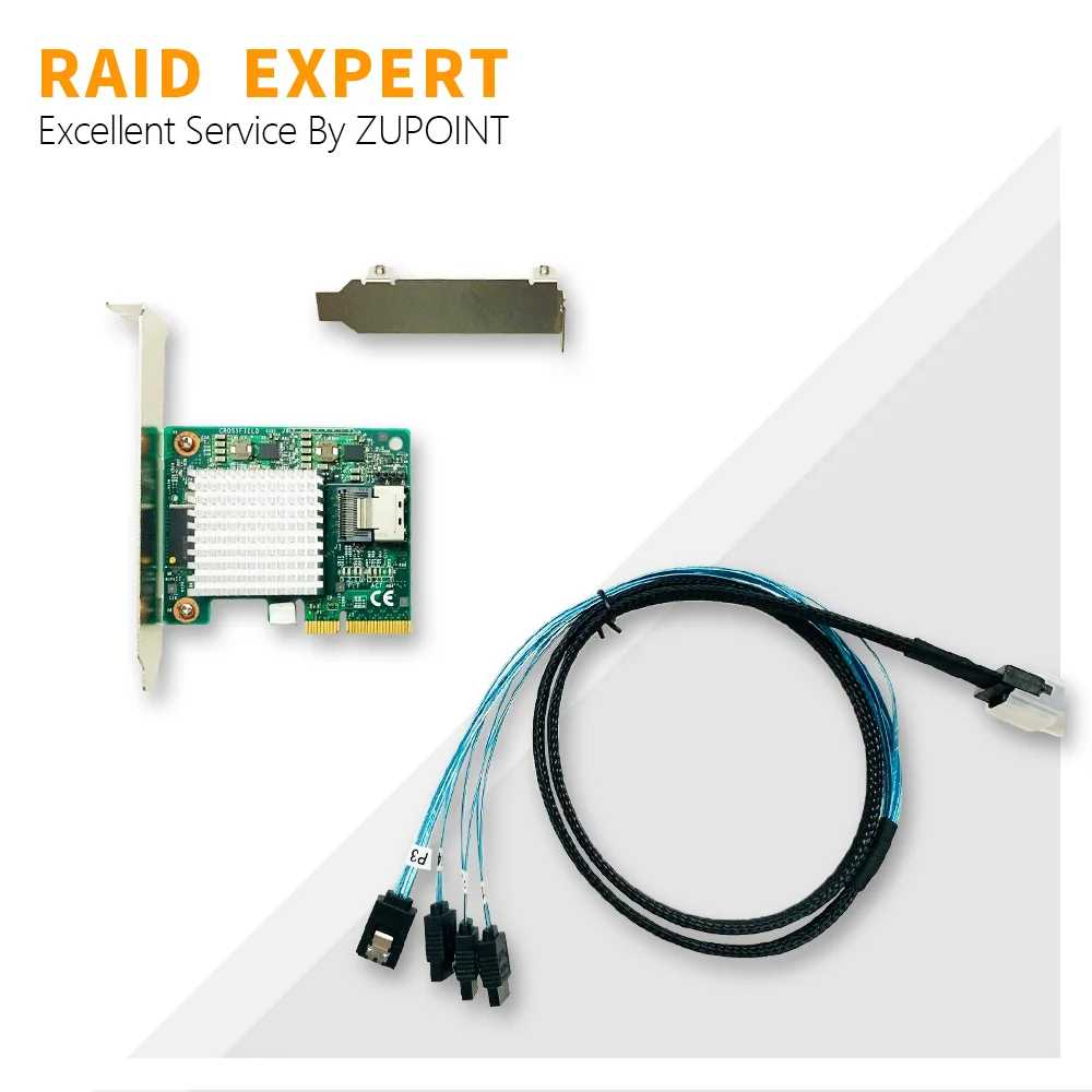 ZUPOINT H1110 81Y4494 SAS-2 RAID Controller Card SATA 6Gbps HBA LSI 9211-4i P20 IT Mode for ZFS FreeNAS unRAID RAID Expander