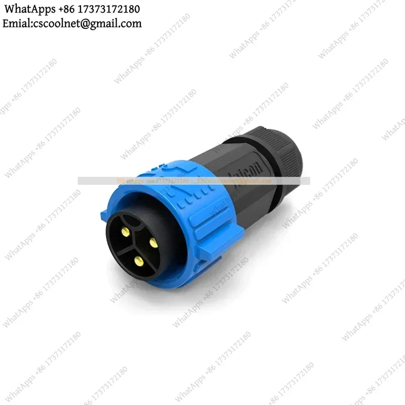 JS01 50A M25 Self-locking Waterproof Connector 2/3 Pin Plug 500V Male Female Socket Power Aviation Plug