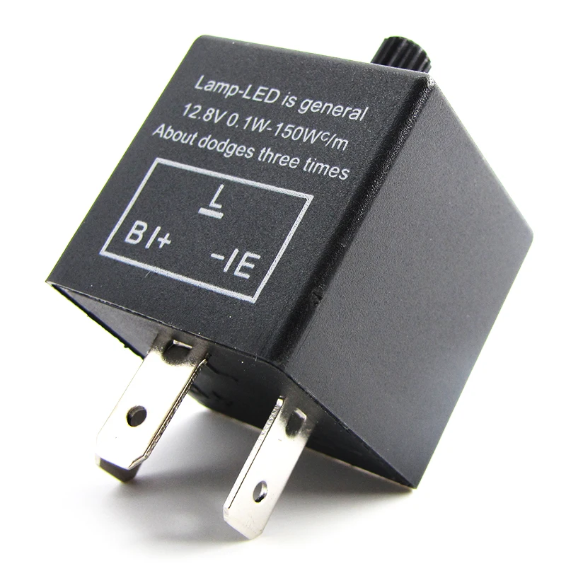 Electronic Relay Flasher Black Cf13 For LED turn signal light 0.1W-150W.c/m 12 v Lampe 3-pin Fahrzeuge Led Cars