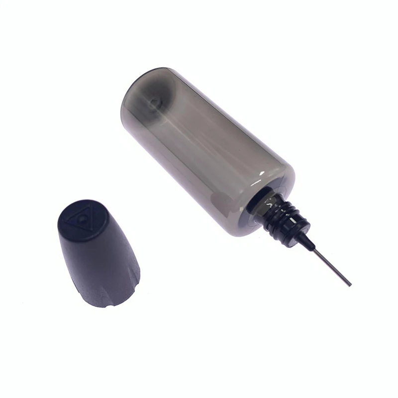 30/50ML PET Clear Vial With Long Thin Needle Tip Dropper Bottle For Smoking Oil Accessories Liquid Jar image 5