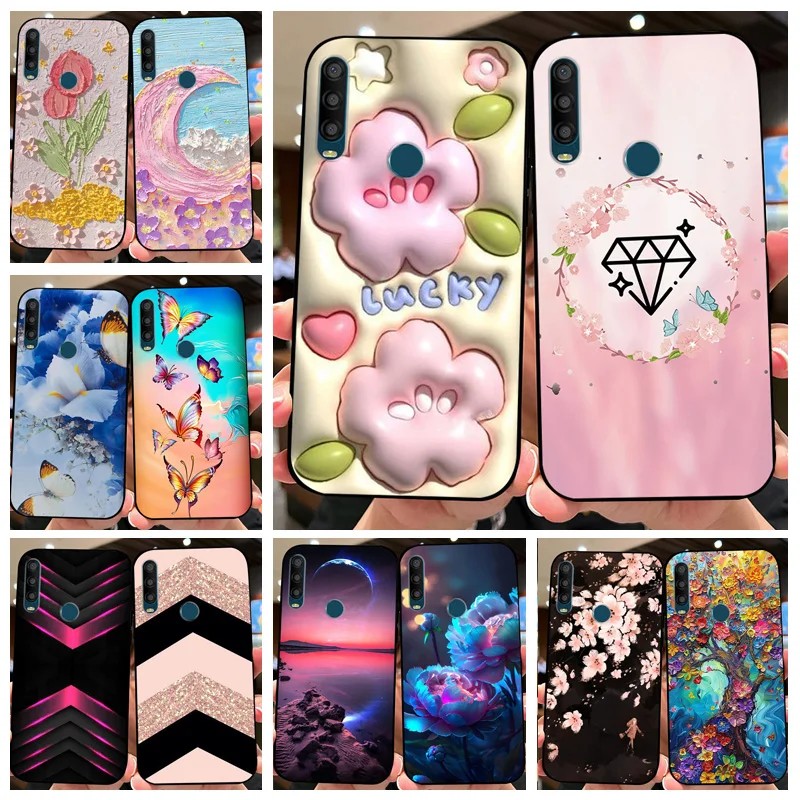 For Alcatel 1SE 2020 Case Soft Silicone Shell Cover For Alcatel 1S 2020 Phone Case Fahsion TPU Shockproof Funda 5030D 5030F Capa